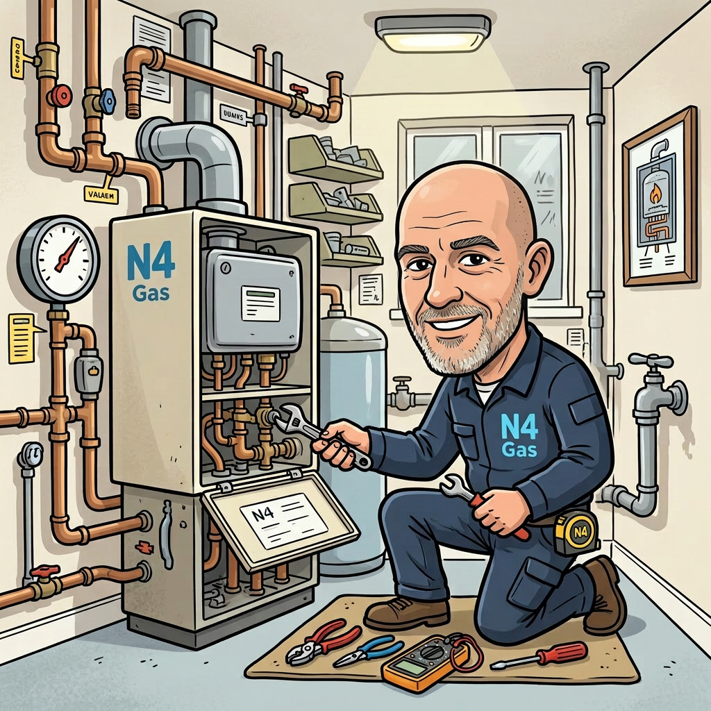 Cartoon illustration of Don Magnier